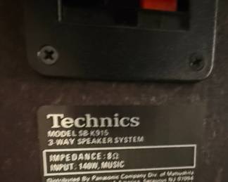 Technics SB-K915 3-Way Speaker System