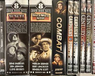 Collection of War and Western DVD Box Sets