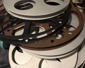 Vintage Metal Film Reels - Goldberg Bros. Style