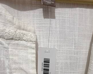 Chico's White Textured Embroidered Open Jacket
