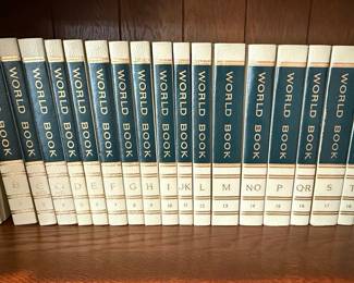 World Book Encyclopedia Set 1965-1986 Yearbooks