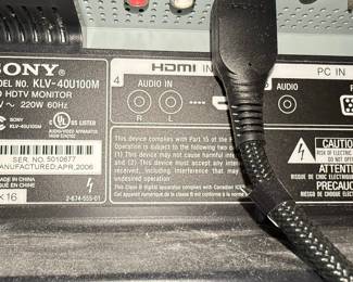 Sony Bravia KLV-40U100M 40-inch LCD HDTV