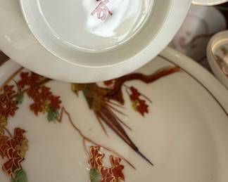Kutani Style Porcelain Tea Set