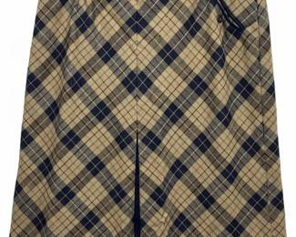 Pendleton Plaid Wool Skirt