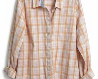 IZOD Women's Plaid Button-Down Shirt