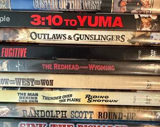 Assorted Classic Western & War Movie DVD Collection