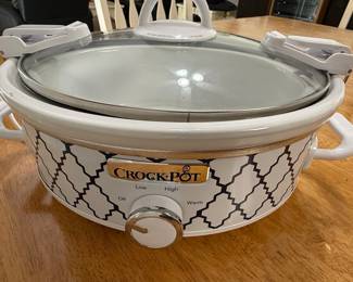 Crock-Pot 6-Quart Damask Pattern Slow Cooker