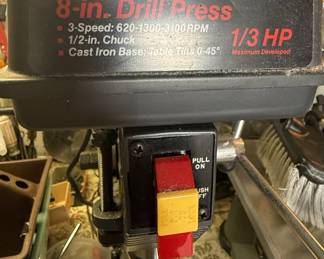 Sears Craftsman 8-Inch 3-Speed Drill Press