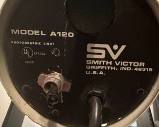 Smith-Victor Model A120 Photographic Light