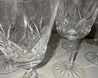 Stuart Crystal Glengarry Pattern Wine Goblets Style
