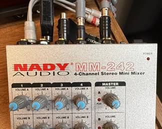 Nady Audio MM-242 4-Channel Stereo Mini Mixer