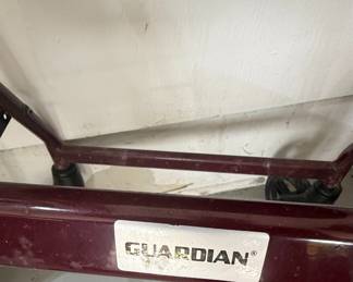 Guardian Burgundy Rolling Walker