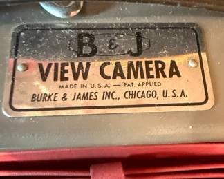 Burke & James B&J View Camera