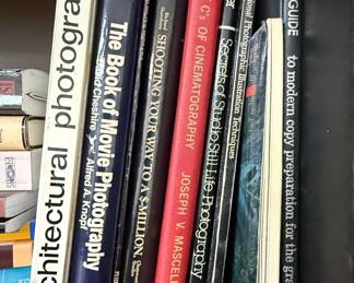 Collection of Vintage Photography Reference Books