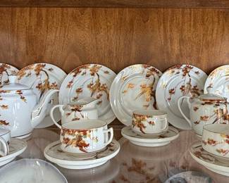 Kutani Style Porcelain Tea Set