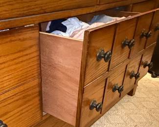 Liberty Furniture Grandpa's Cabin Oak Dresser and Mirror