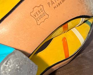 Pancaldi Multi-Color Suede Pumps