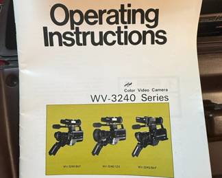Panasonic WV-3240 Color Video Camera