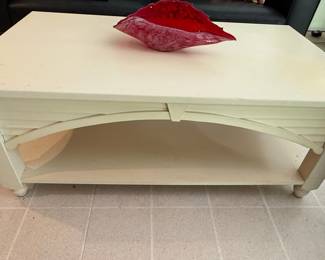 Farmhouse Style Painted Coffee Table