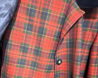 Pendleton Wool Plaid Blazer and Skirt Set