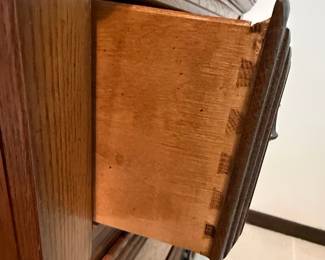 Oak Bookcase Hutch