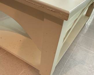 Farmhouse Style Painted Coffee Table