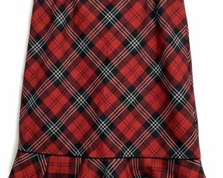 Pendleton Plaid Virgin Wool Skirt