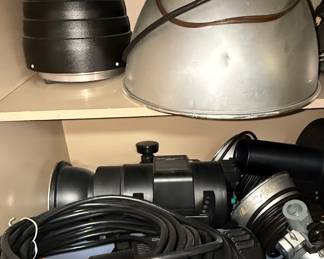 Vintage Photography Studio Lighting Equipment Lot