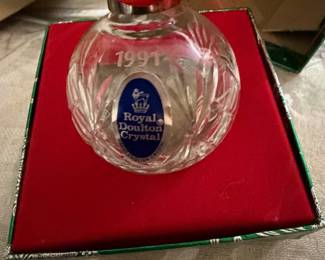 Royal Dolton Crystal Ball ornament