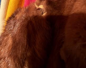 Tear on Mink full legth coat