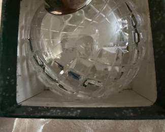 Crystal ball ornament