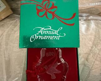 Gorham Crystal Ornament