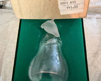 Lenox Crystal bell partridge bell