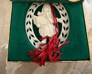 Lenox china santa ornament