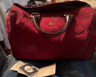Red Gherardini Handbag rare with receipt