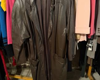 Leather coat made in Hungary