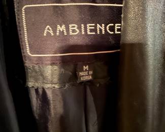 Ambience leather coat