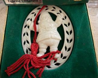 Lenox china Santa ornament