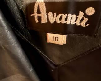 Avanti Leather coat