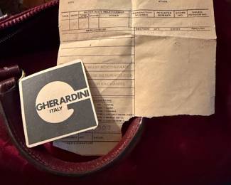 Gherardini Red Handbag with origina Recipe