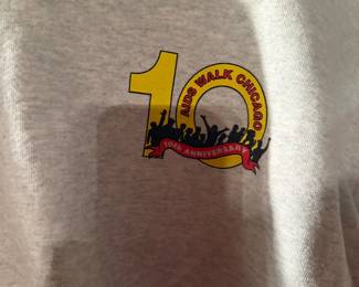 10 Aids walk sweat shirt