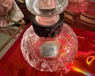 Atlantic crystal perfume bottle