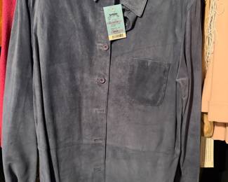 Suede shirt
