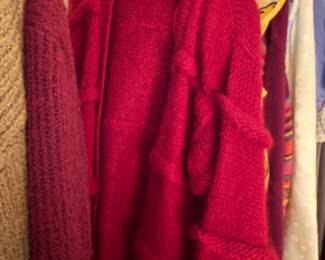 Red wool sweater