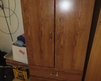 Garage storage cabinet.