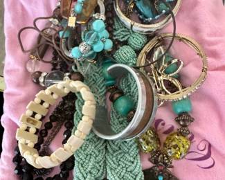 Loads of costume jewelry