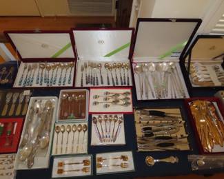 Korean flatware sets.