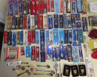 Tea spoon collection.
