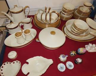 Lenox dinner set.