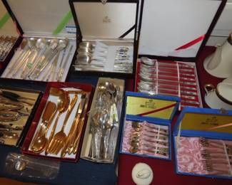 Korean flatware sets.